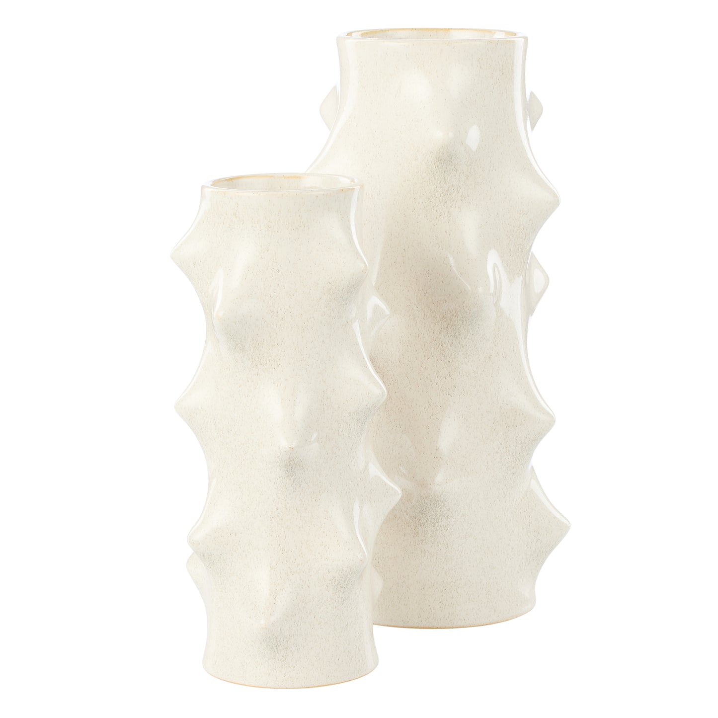 The Caldera Clay Vase Beige