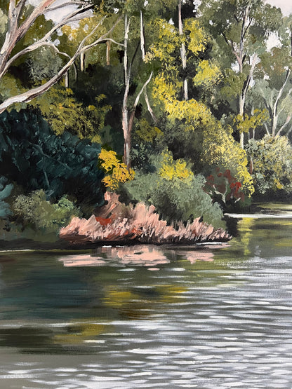 The Yarra #2 - 125cm x 125cm