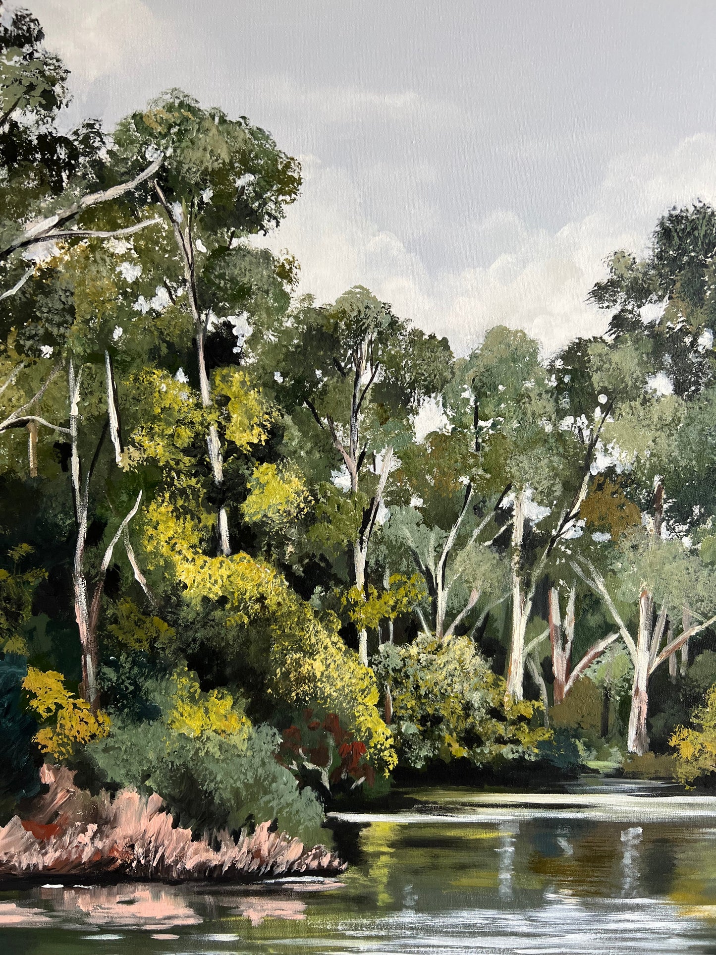 The Yarra #2 - 125cm x 125cm