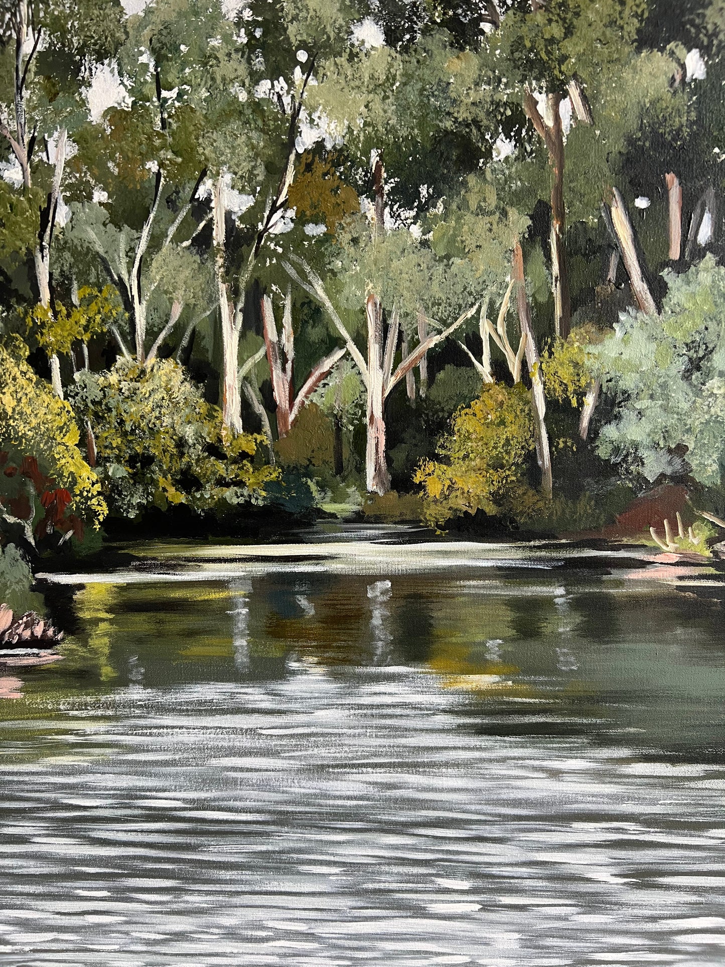 The Yarra #2 - 125cm x 125cm