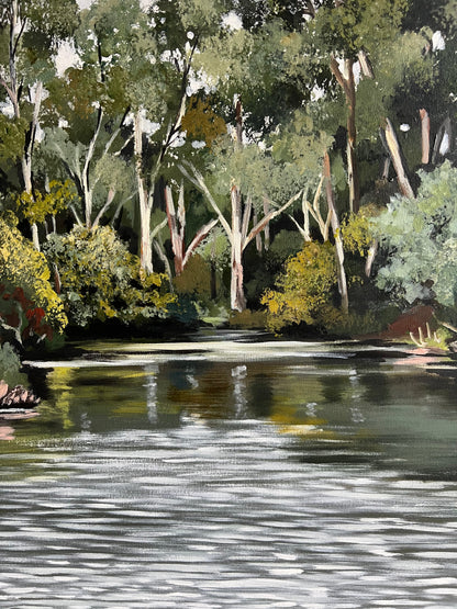 The Yarra #2 - 125cm x 125cm
