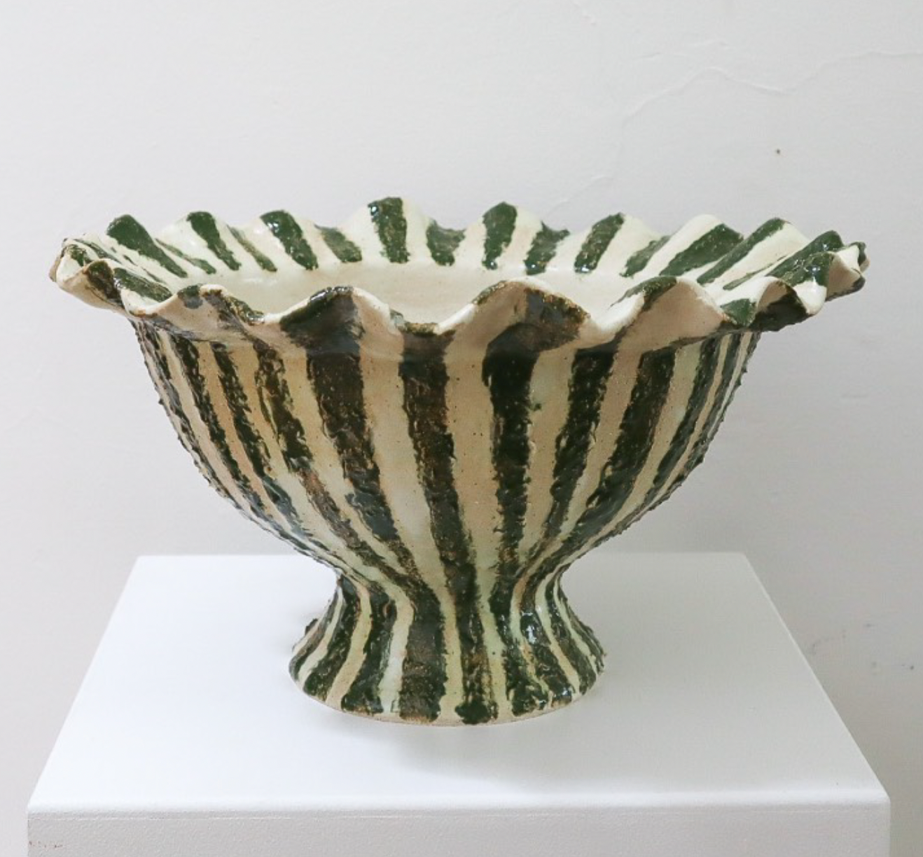 Textured Stripy Bowl
