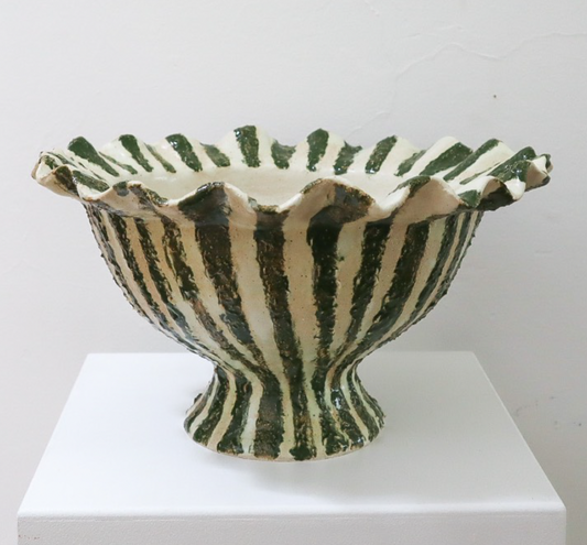 Textured Stripy Bowl