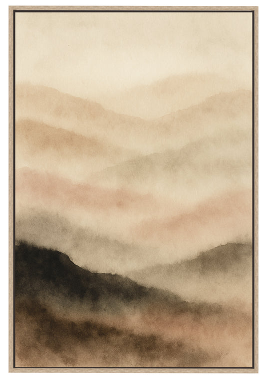 Soft Landscape Abstract Canvas Print