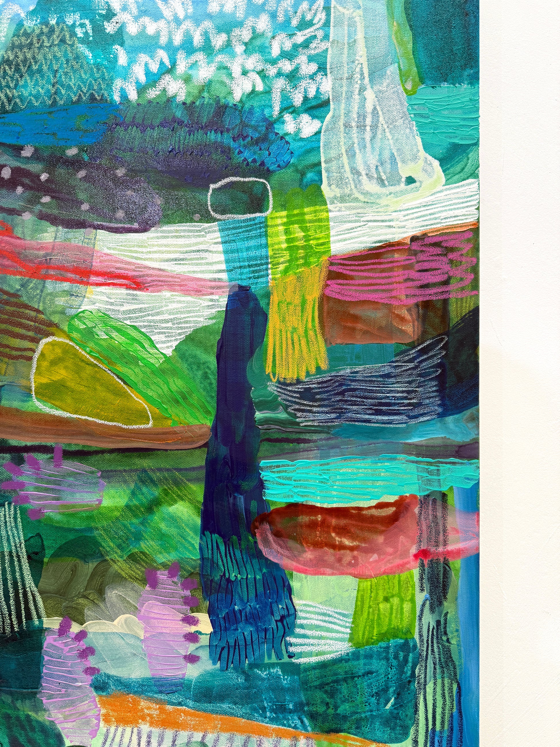 JWG Abstract artwork with vibrant colours on a white background