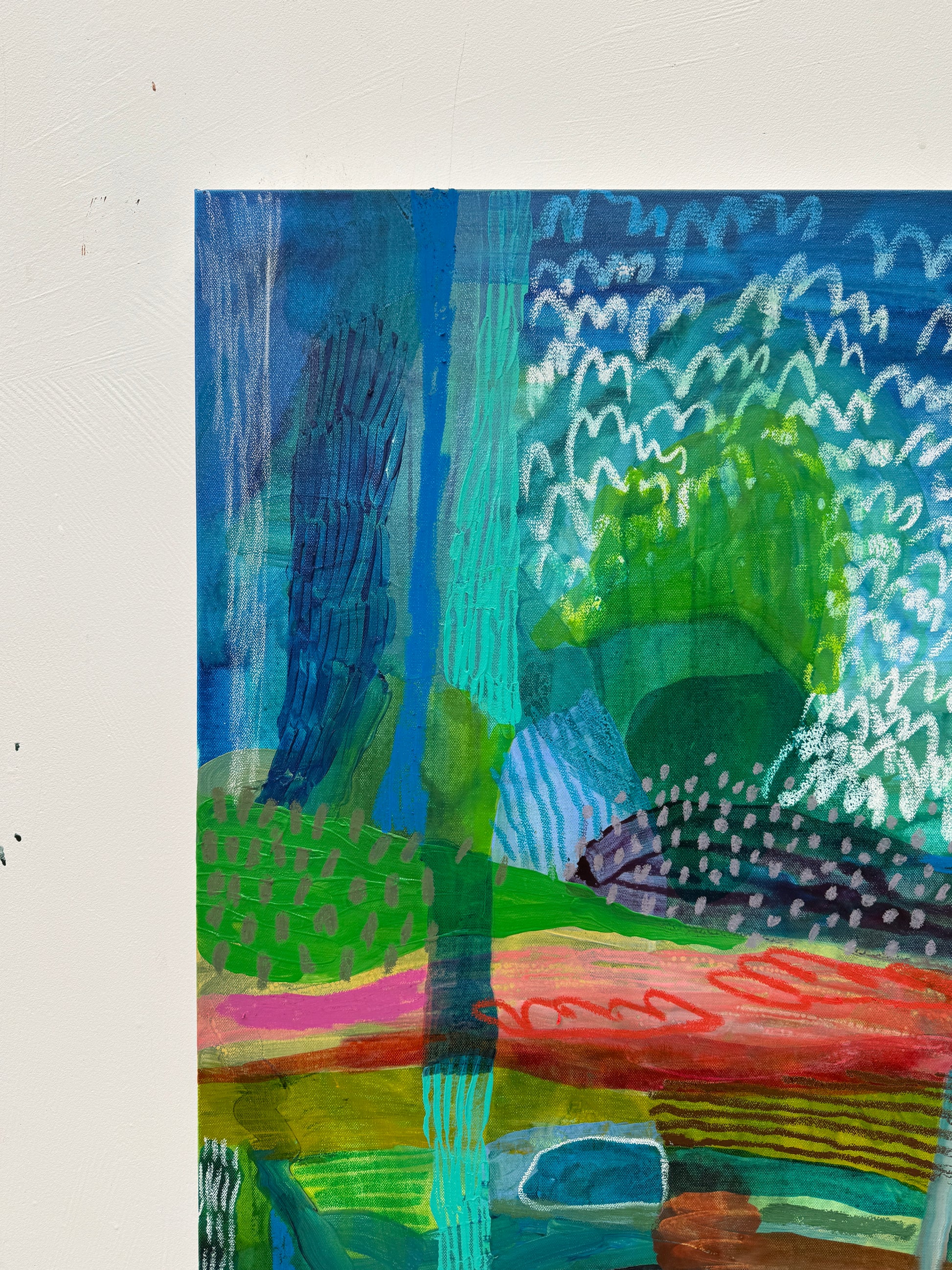 JWG Abstract artwork with vibrant colours on a white background