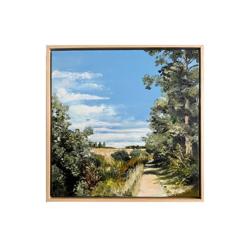 The Walking Track, Melbourne, original art, Jessie Rigby, Abstract, Macedon Ranges, Australian Artist, Landscape
