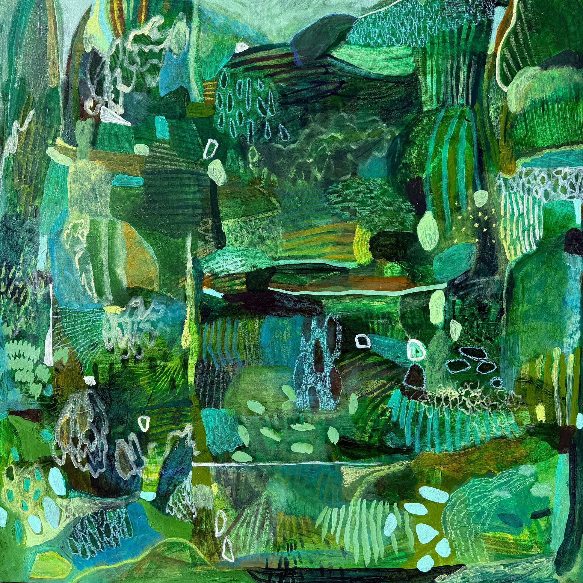 ‘The Maze Hedge’ JWG Original Painting Artwork
