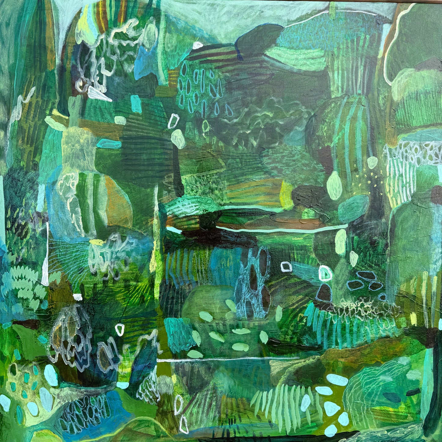 ‘The Maze Hedge’ JWG Original Painting Artwork