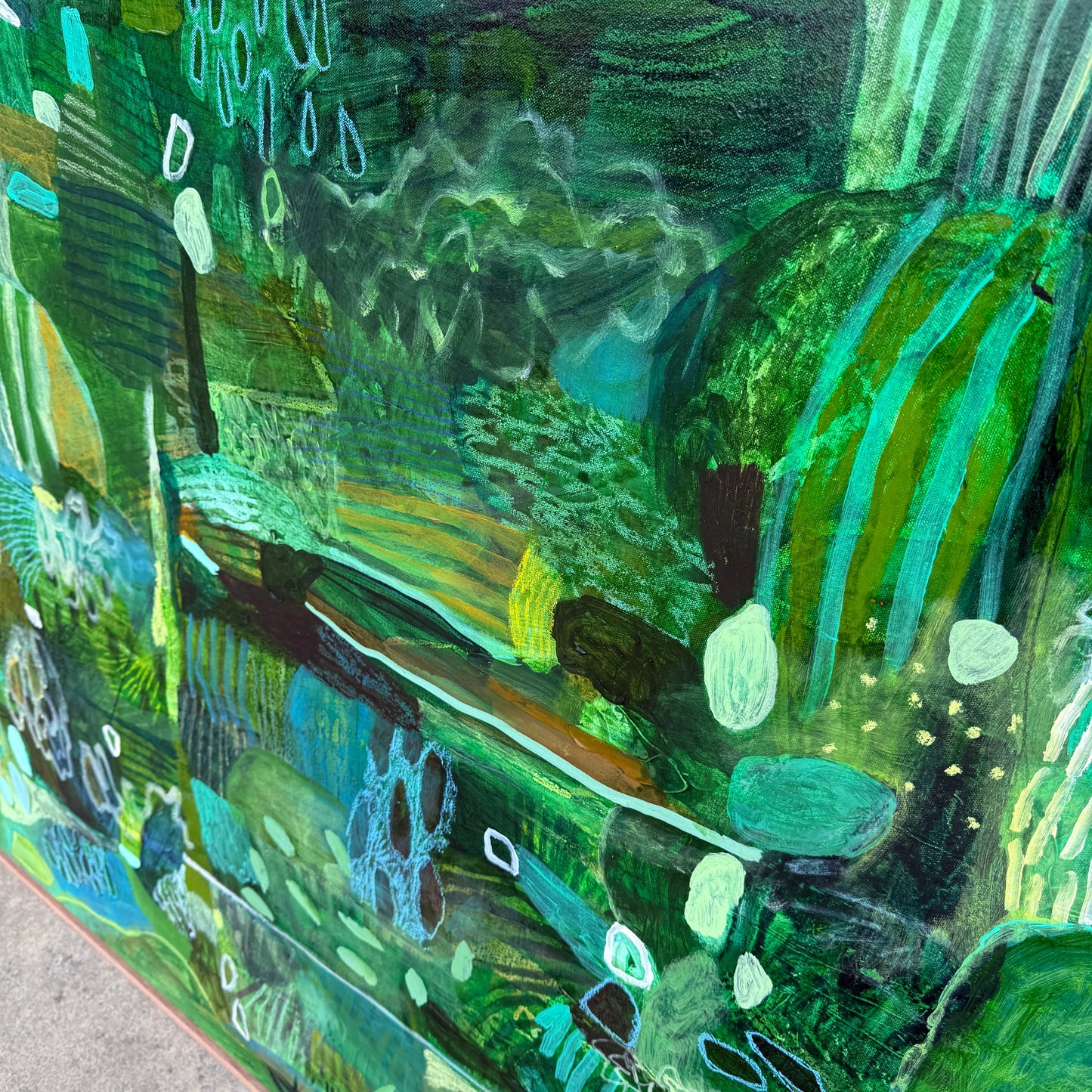 ‘The Maze Hedge’ JWG Original Painting Artwork