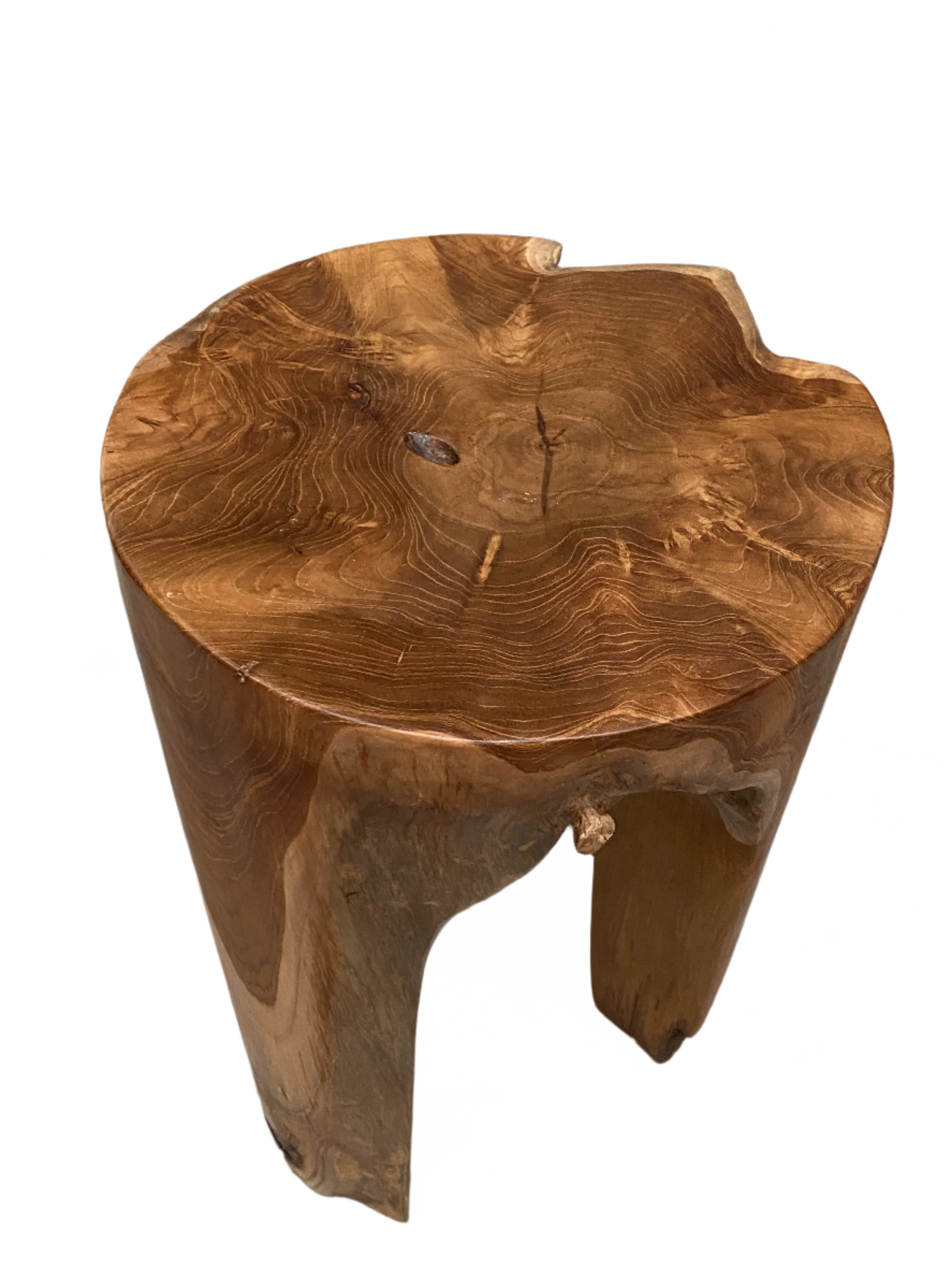 Tri Leg Wooden Stool image 2