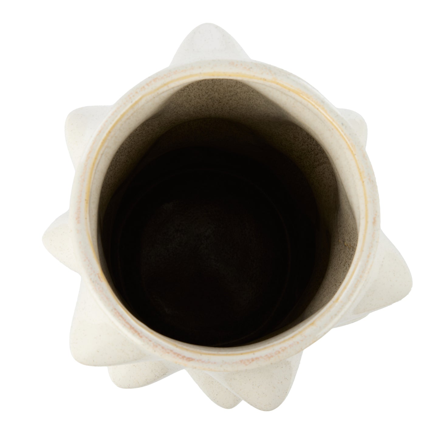 The Caldera Clay Vase Beige