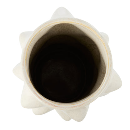 The Caldera Clay Vase Beige